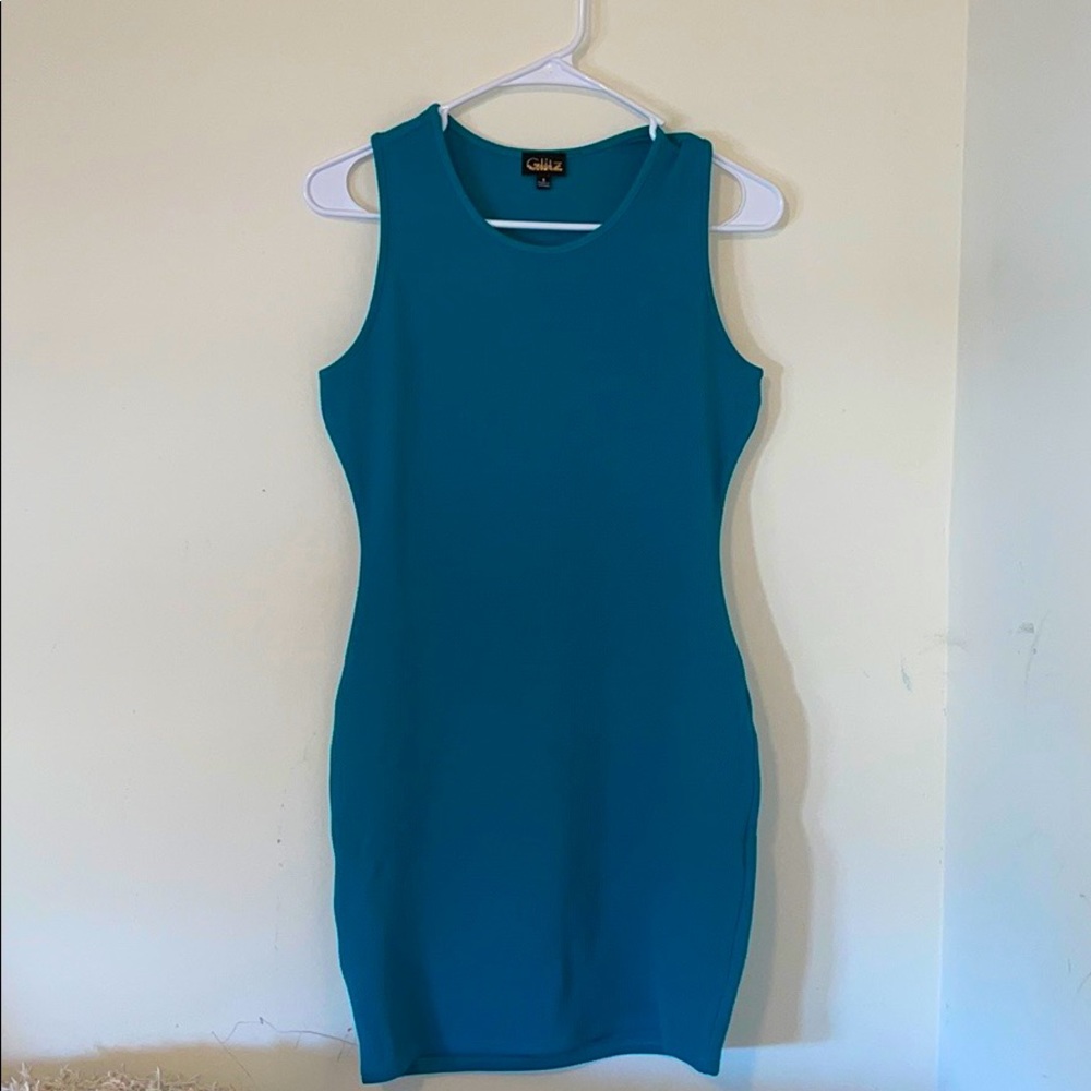 Turquoise dress